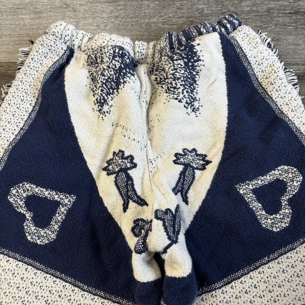 Custom Hand Made Tapestry Rug Playing Card Shorts Size 30" Waist - Picture 4 of 7